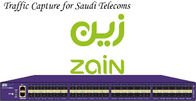 Netz-Paket-Gefangennahme bearbeitet NPB für Saudi-Arabien Telekommunikation in Zain-Wolke