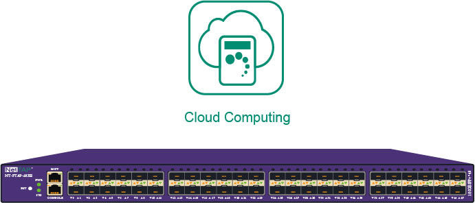 NetTAP®-Netz-Paket-Sauganleger-Werkzeuge für Cloud Computing-Lösung 24*10GE trägt