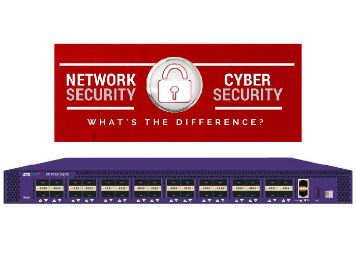 Sicherheits-Netz-Paket-Vermittler für Cyberthreat-Verteidigung der Internetsicherheit, Faser-Hahn/Spiegel-Spanne
